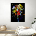 Palm Tree by Daniel Janda on GIANT ART - black mixed media