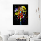 Palm Tree by Daniel Janda on GIANT ART - black mixed media