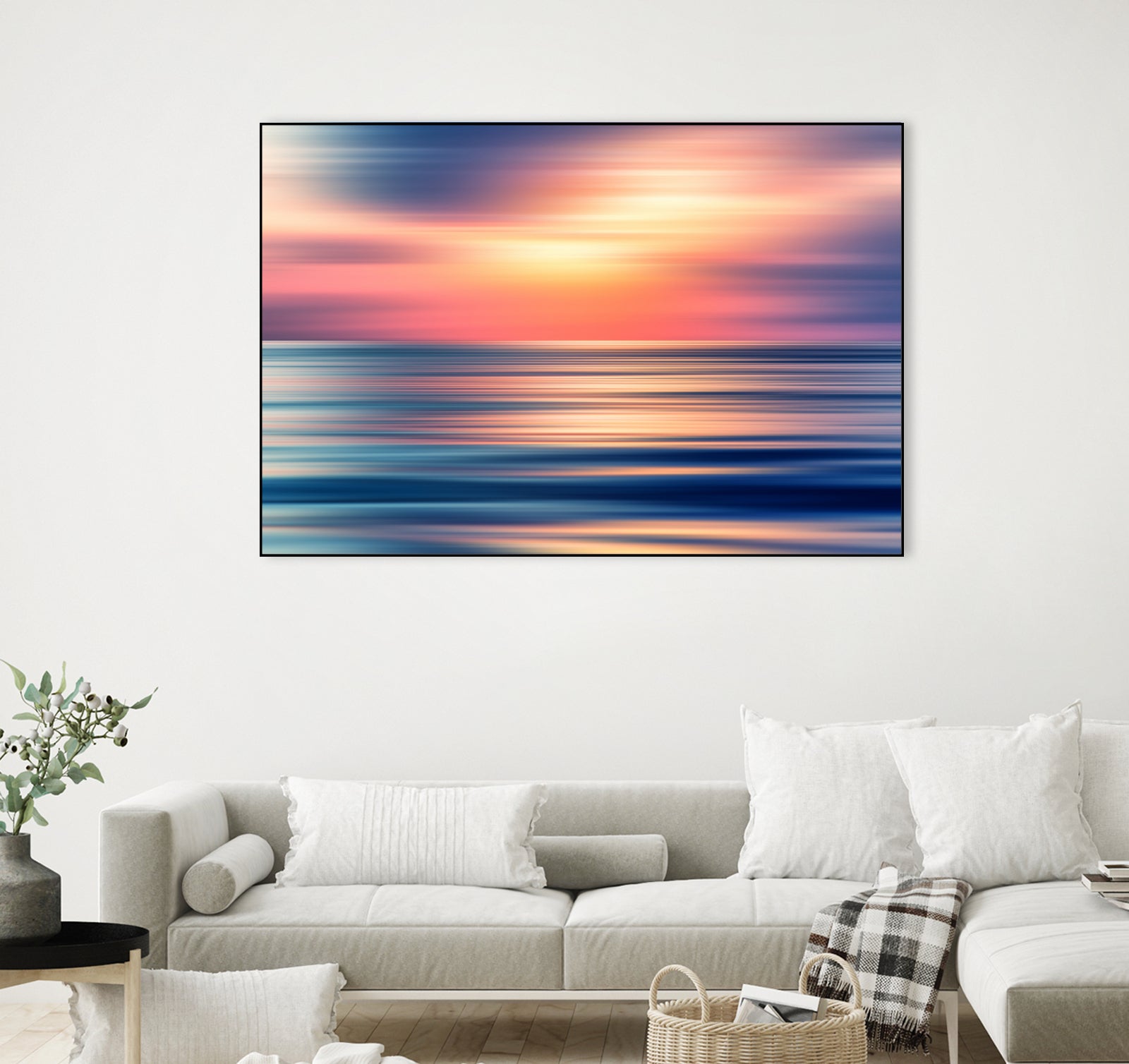 Abstract Sunset II by Tenyo Marchev on GIANT ART - orange processing/programming