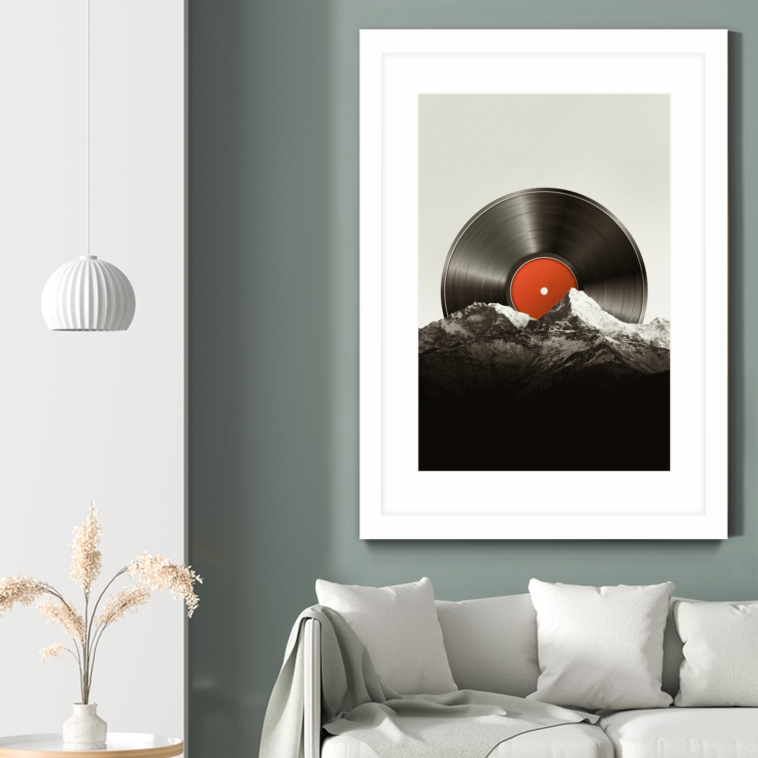 Retro vinyl record by Menelaos Trompoukis on GIANT ART - black digital painting