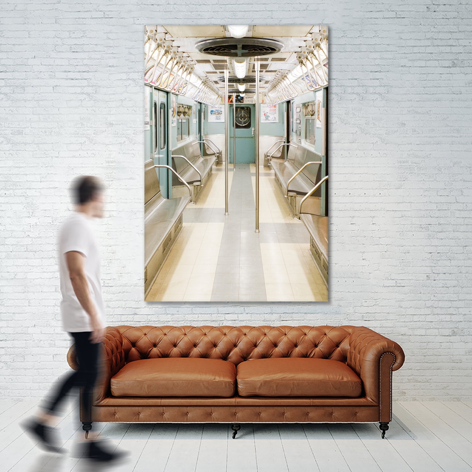 Subway Past by Tara Vorhes on GIANT ART - gray photo manipulation