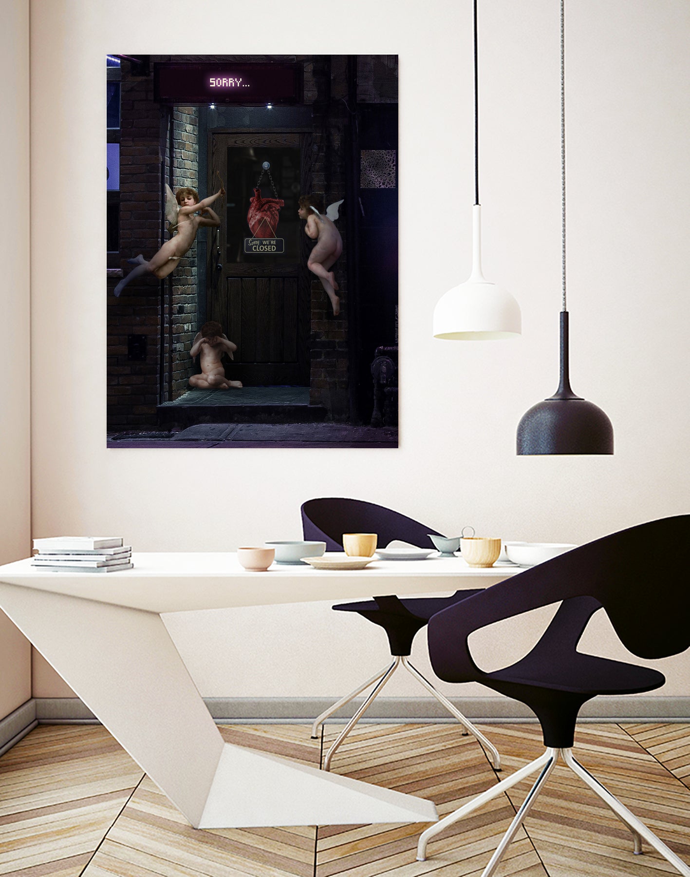 Sorry We're Closed... by Mehmet Geren on GIANT ART - blue photo manipulation