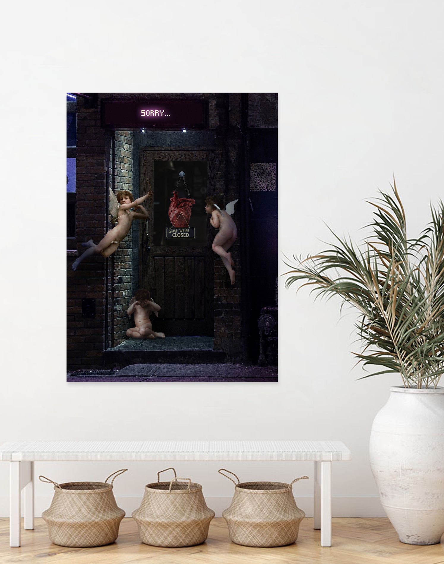 Sorry We're Closed... by Mehmet Geren on GIANT ART - blue photo manipulation