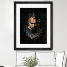 Kanye West Splatter Painting by Jurijs Permanickis on GIANT ART - black digital painting