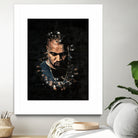 Kanye West Splatter Painting by Jurijs Permanickis on GIANT ART - black digital painting