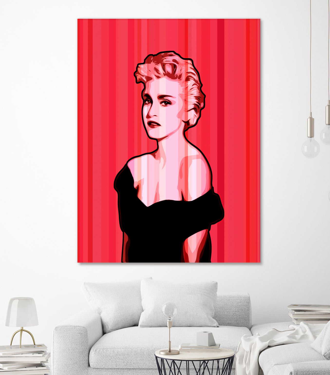 Madonna | Pop Art by William Cuccio on GIANT ART - pink digital painting