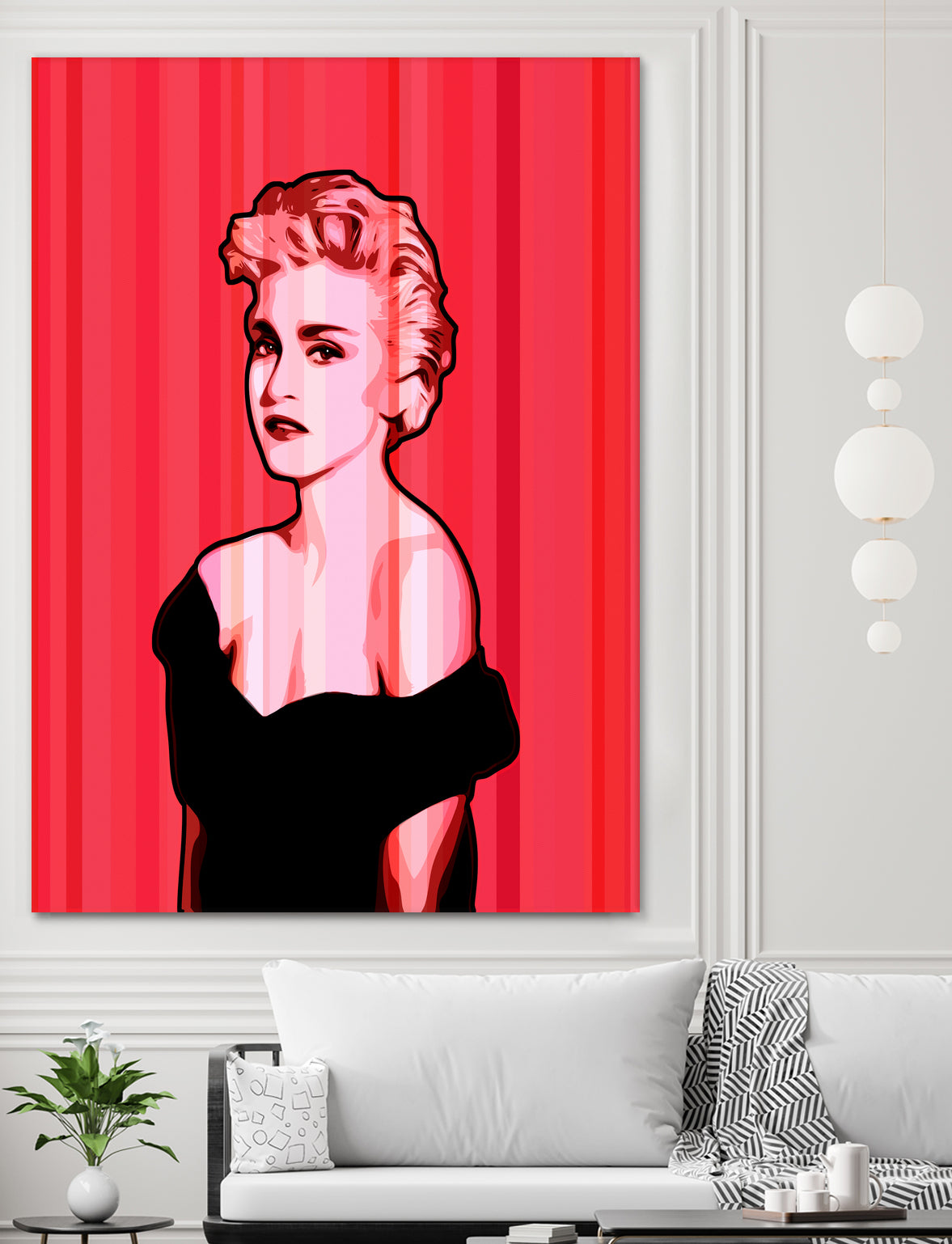 Madonna | Pop Art by William Cuccio on GIANT ART - pink digital painting