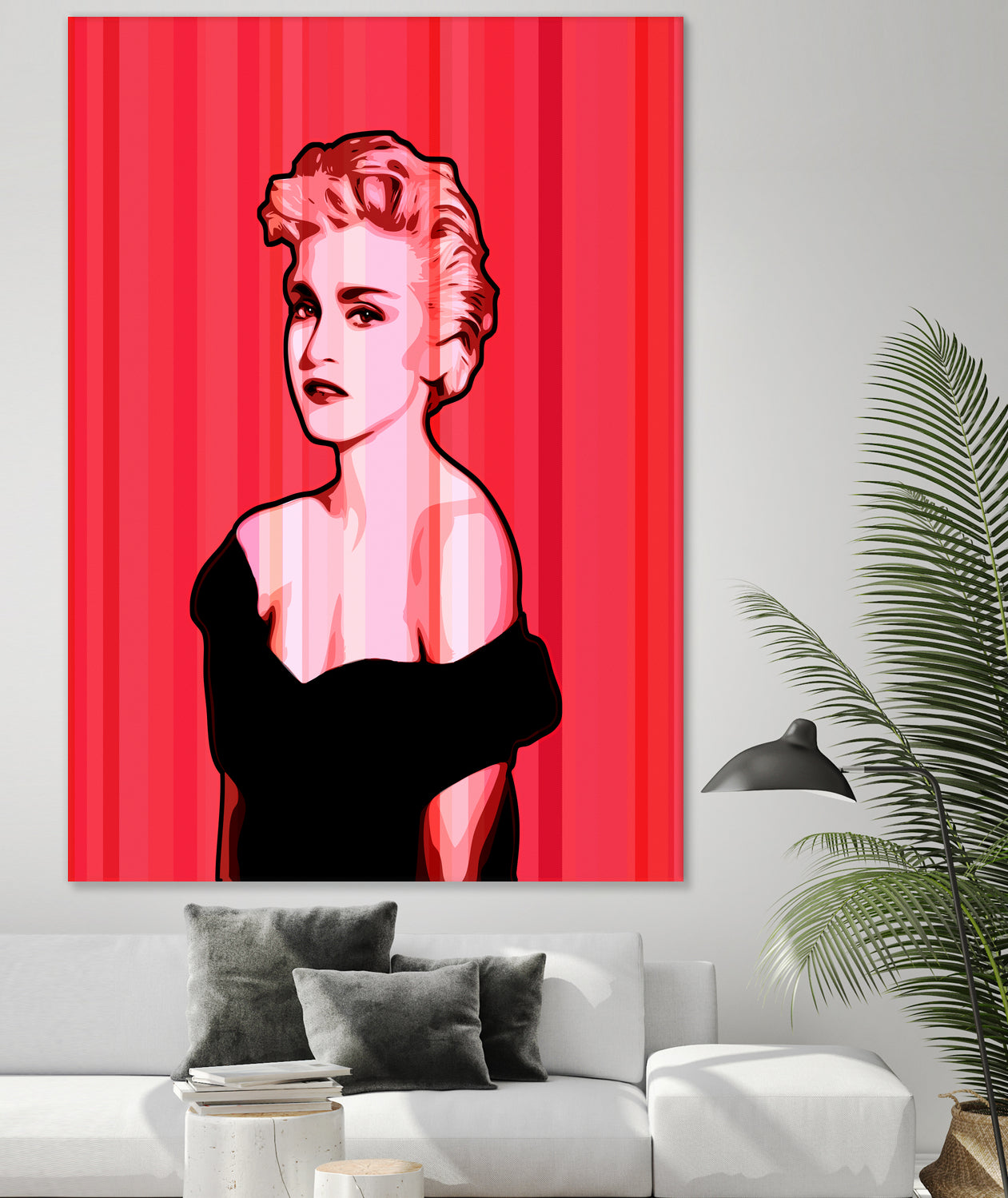 Madonna | Pop Art by William Cuccio on GIANT ART - pink digital painting