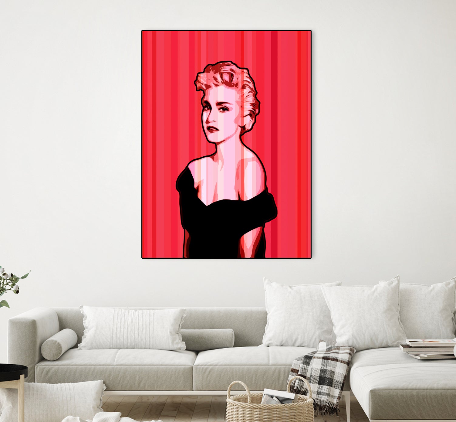 Madonna | Pop Art by William Cuccio on GIANT ART - pink digital painting