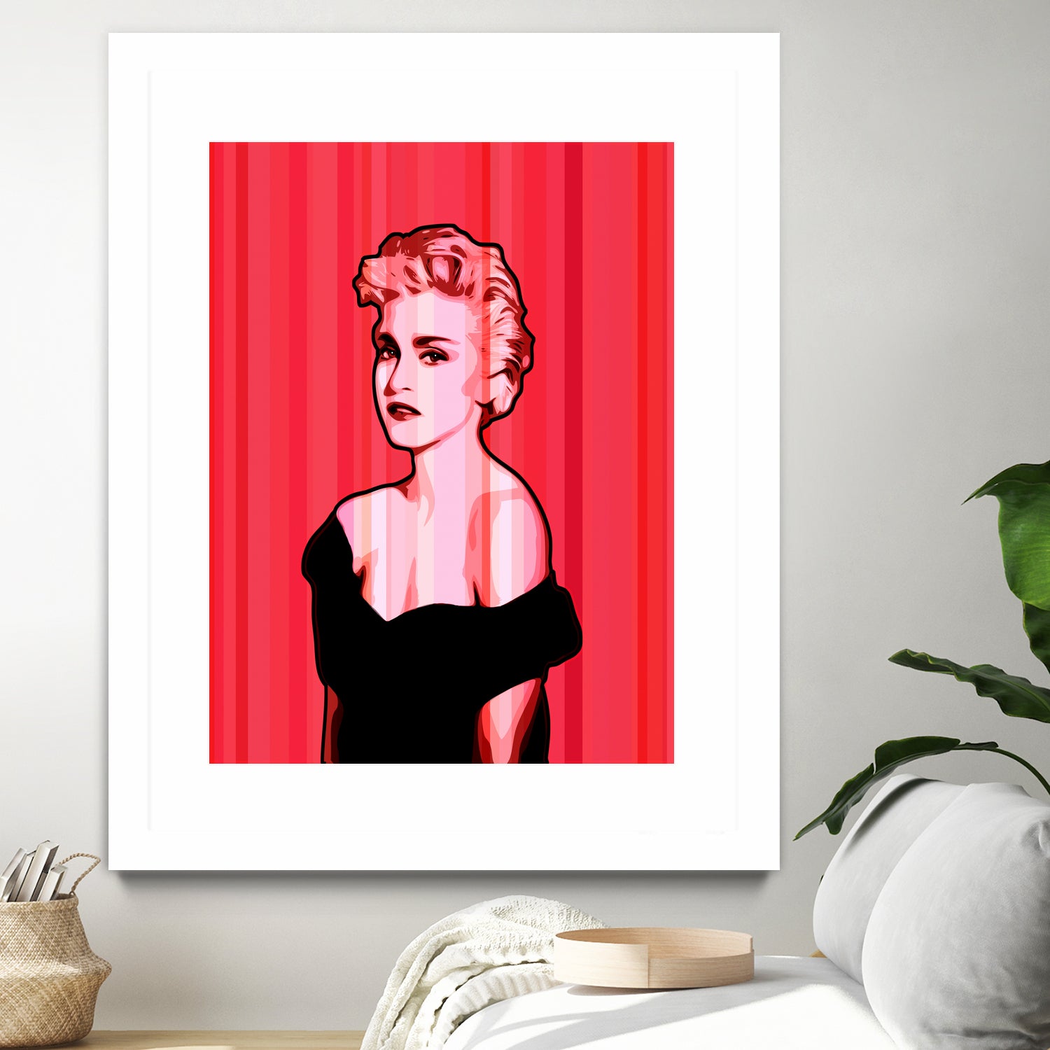 Madonna | Pop Art by William Cuccio on GIANT ART - pink digital painting