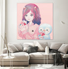 iCHiGO FRIENDS by Kaoru Hasegawa on GIANT ART - pink cartooning