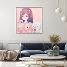 iCHiGO FRIENDS by Kaoru Hasegawa on GIANT ART - pink cartooning