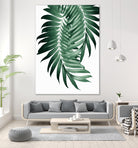 Palm Leaves Tropical Green Vibes #4 #tropical #decor #art by Anita & Bella Jantz on GIANT ART - green photo illustration