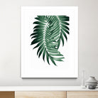 Palm Leaves Tropical Green Vibes #4 #tropical #decor #art by Anita & Bella Jantz on GIANT ART - green photo illustration