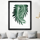 Palm Leaves Tropical Green Vibes #4 #tropical #decor #art by Anita & Bella Jantz on GIANT ART - green photo illustration