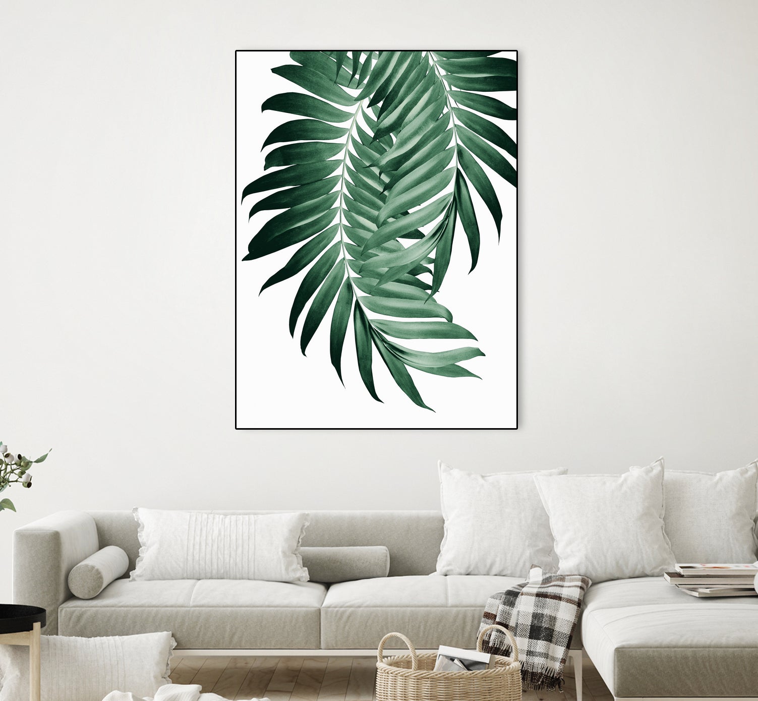 Palm Leaves Tropical Green Vibes #4 #tropical #decor #art by Anita & Bella Jantz on GIANT ART - green photo illustration