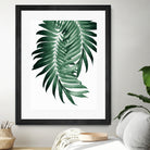 Palm Leaves Tropical Green Vibes #4 #tropical #decor #art by Anita & Bella Jantz on GIANT ART - green photo illustration