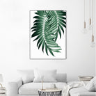 Palm Leaves Tropical Green Vibes #4 #tropical #decor #art by Anita & Bella Jantz on GIANT ART - green photo illustration