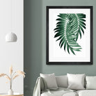 Palm Leaves Tropical Green Vibes #4 #tropical #decor #art by Anita & Bella Jantz on GIANT ART - green photo illustration