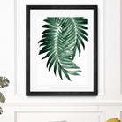 Palm Leaves Tropical Green Vibes #4 #tropical #decor #art by Anita & Bella Jantz on GIANT ART - green photo illustration