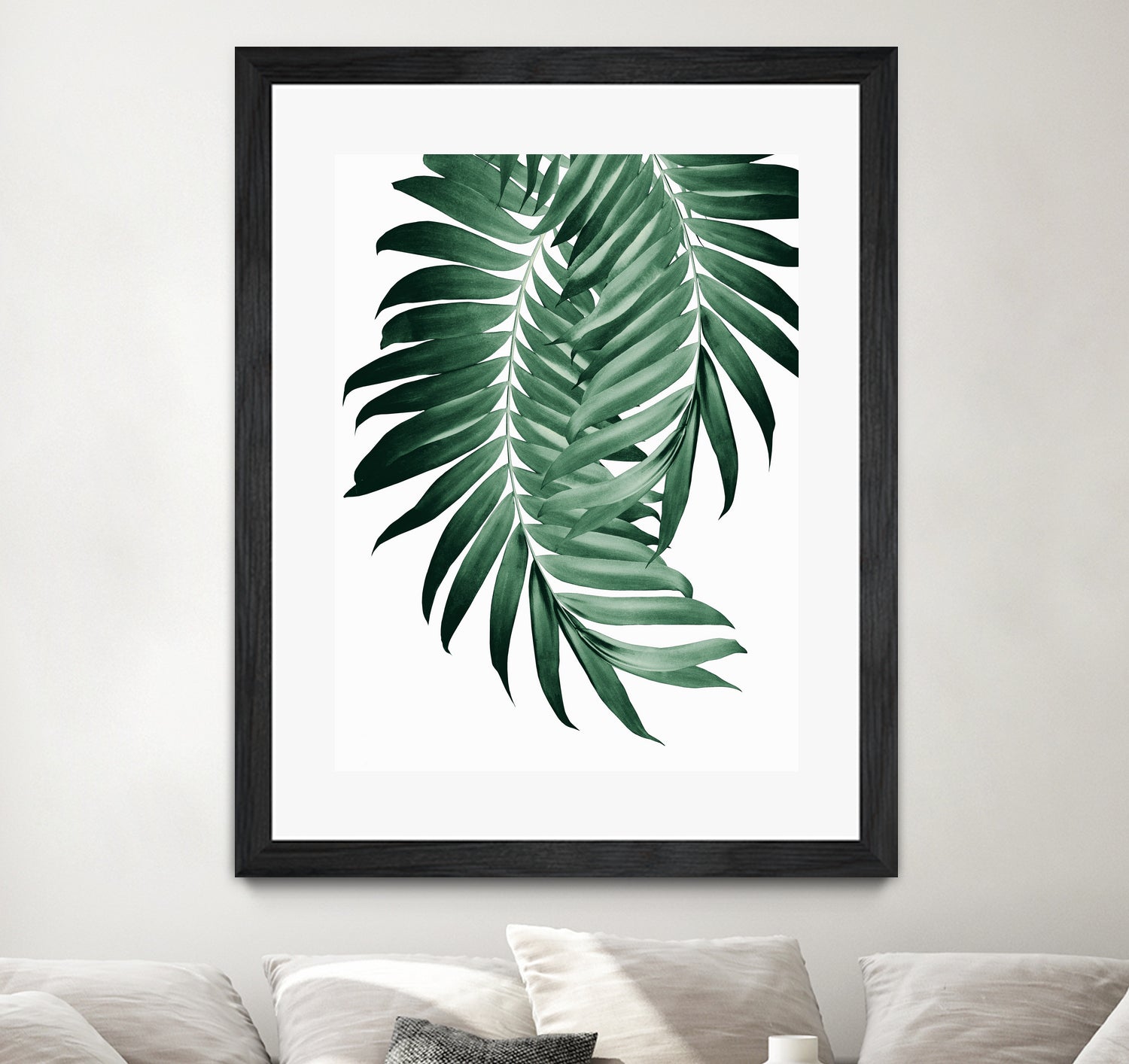 Palm Leaves Tropical Green Vibes #4 #tropical #decor #art by Anita & Bella Jantz on GIANT ART - green photo illustration