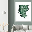 Palm Leaves Tropical Green Vibes #4 #tropical #decor #art by Anita & Bella Jantz on GIANT ART - green photo illustration