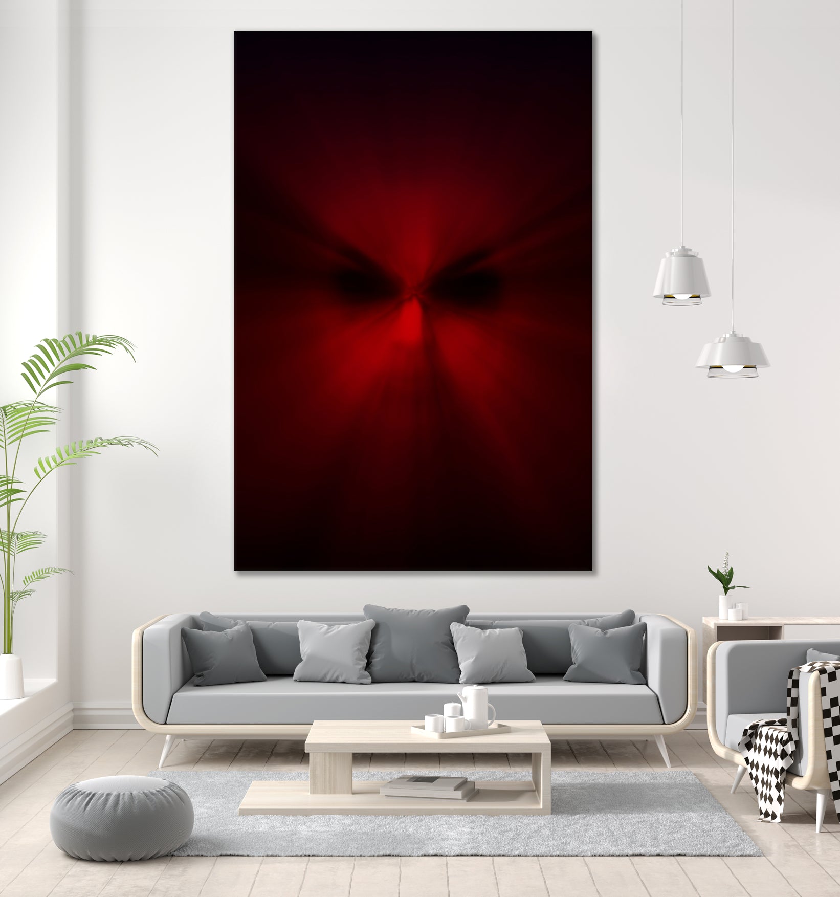 Blood Light by Anton Kalinichev on GIANT ART - red digital painting