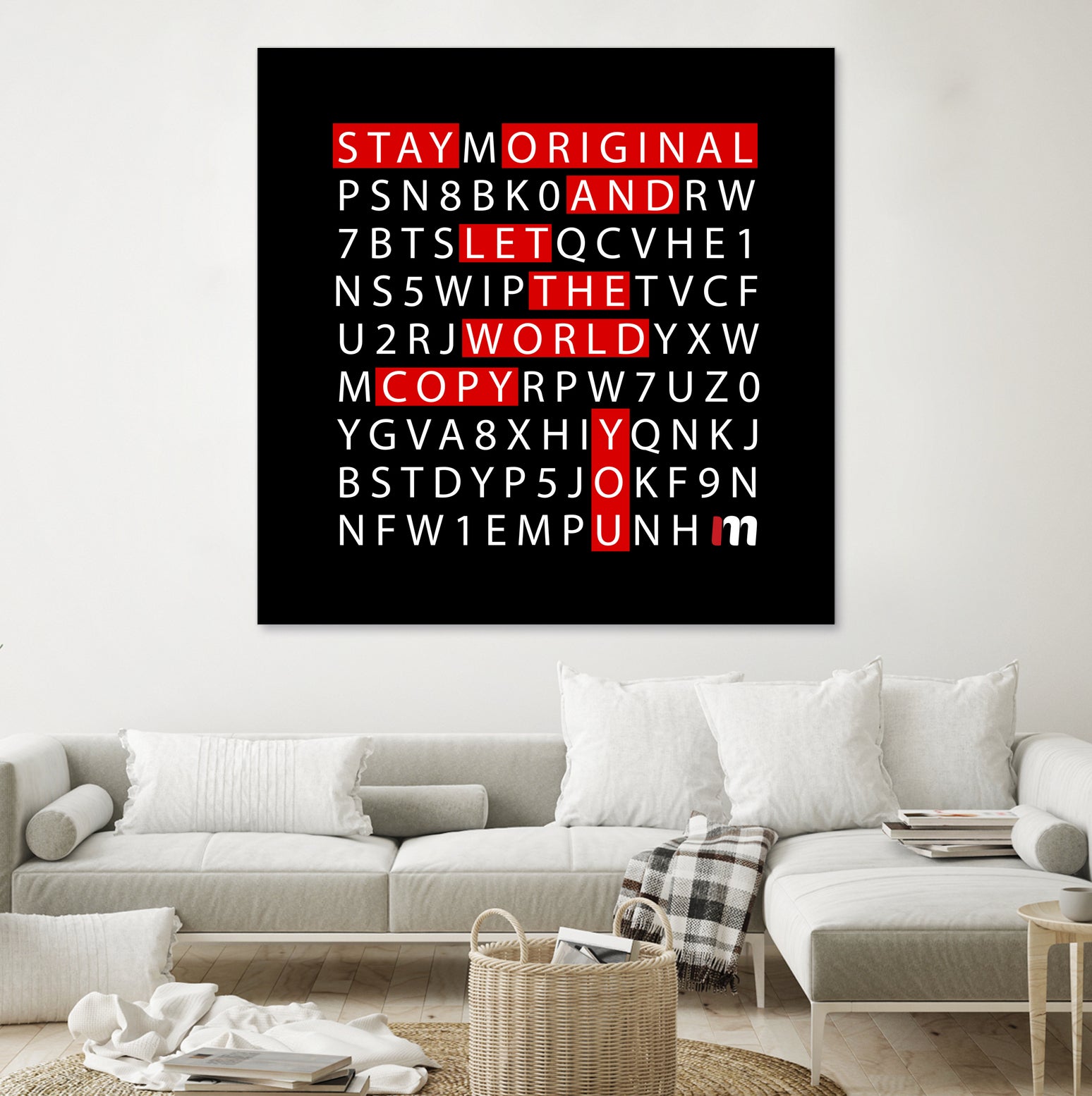 Stay Original by Mariana Angelova on GIANT ART - black typography