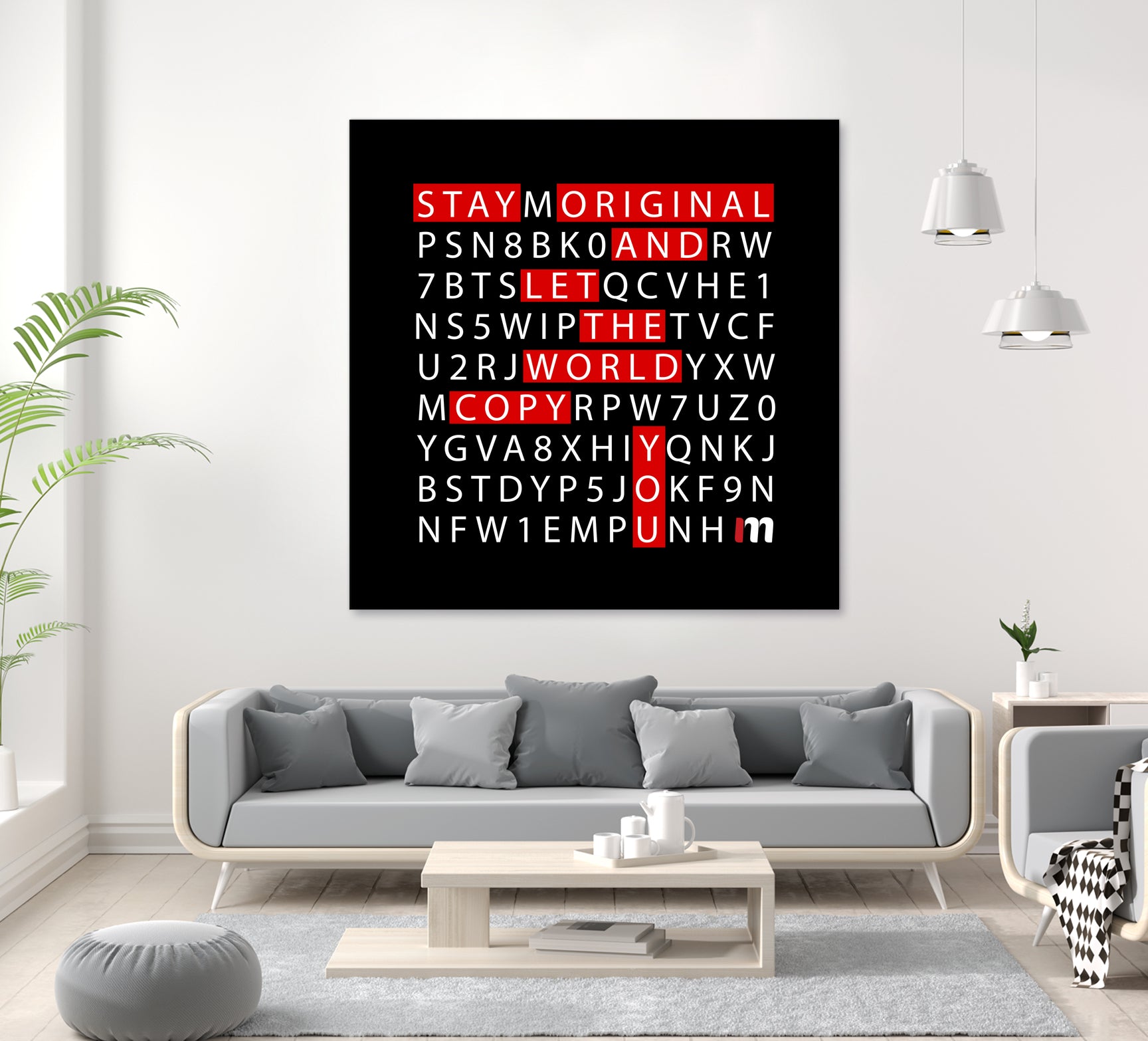 Stay Original by Mariana Angelova on GIANT ART - black typography