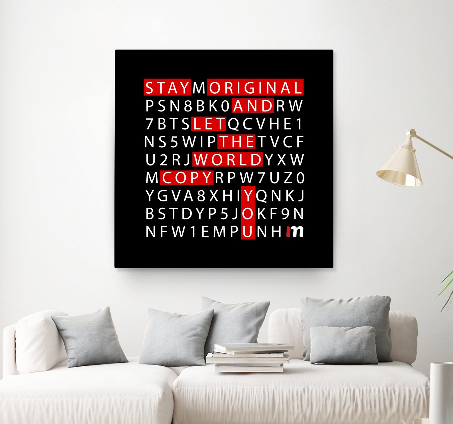 Stay Original by Mariana Angelova on GIANT ART - black typography