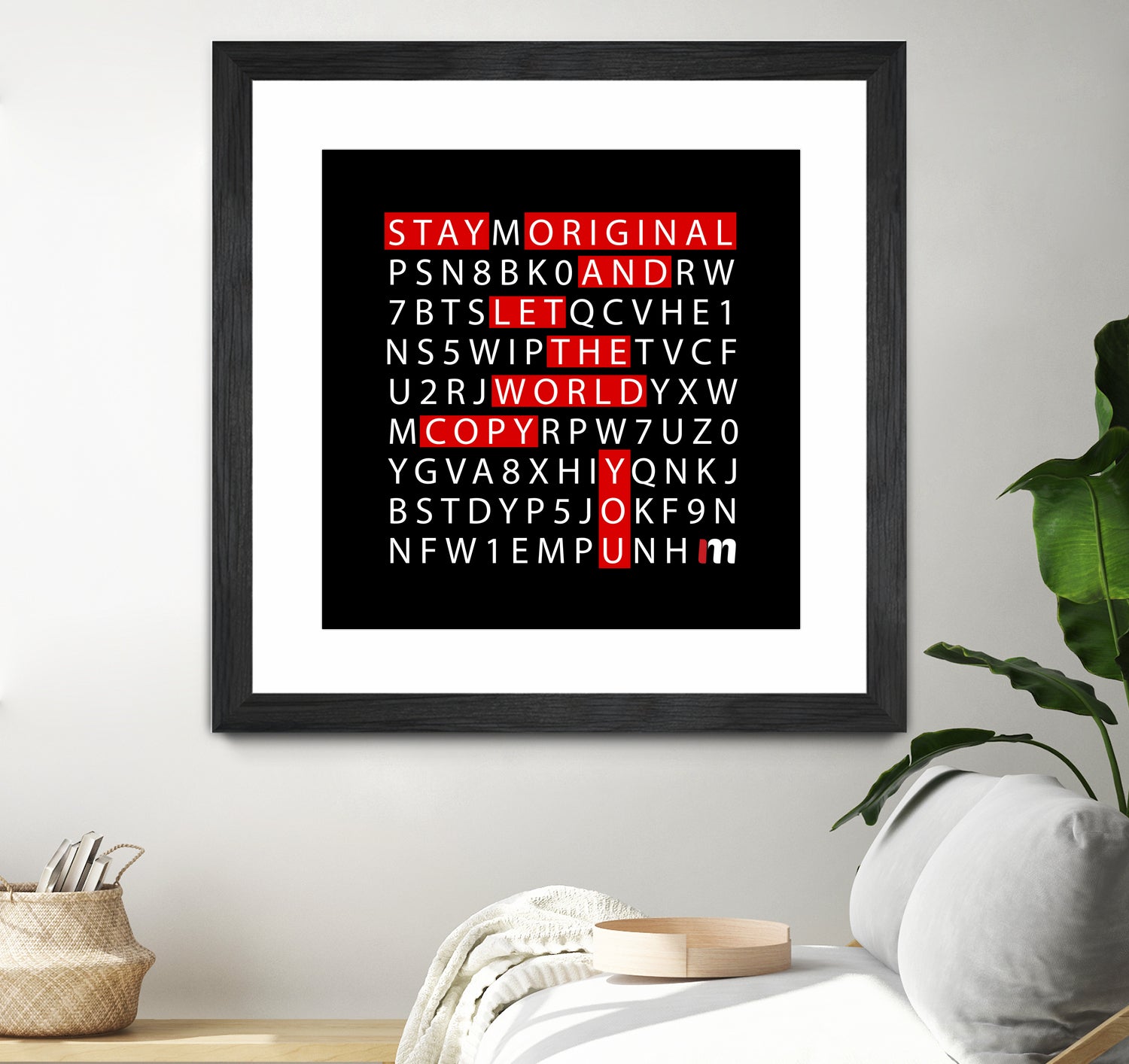 Stay Original by Mariana Angelova on GIANT ART - black typography