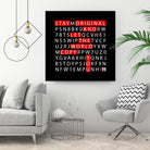 Stay Original by Mariana Angelova on GIANT ART - black typography