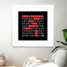 Stay Original by Mariana Angelova on GIANT ART - black typography