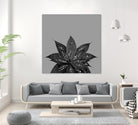 Gray Black Agave with Black Silver Glitter #3 #shiny by Anita & Bella Jantz on GIANT ART - gray photo illustration