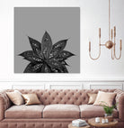 Gray Black Agave with Black Silver Glitter #3 #shiny by Anita & Bella Jantz on GIANT ART - gray photo illustration