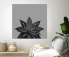 Gray Black Agave with Black Silver Glitter #3 #shiny by Anita & Bella Jantz on GIANT ART - gray photo illustration