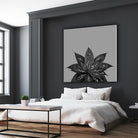 Gray Black Agave with Black Silver Glitter #3 #shiny by Anita & Bella Jantz on GIANT ART - gray photo illustration