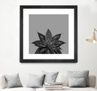 Gray Black Agave with Black Silver Glitter #3 #shiny by Anita & Bella Jantz on GIANT ART - gray photo illustration