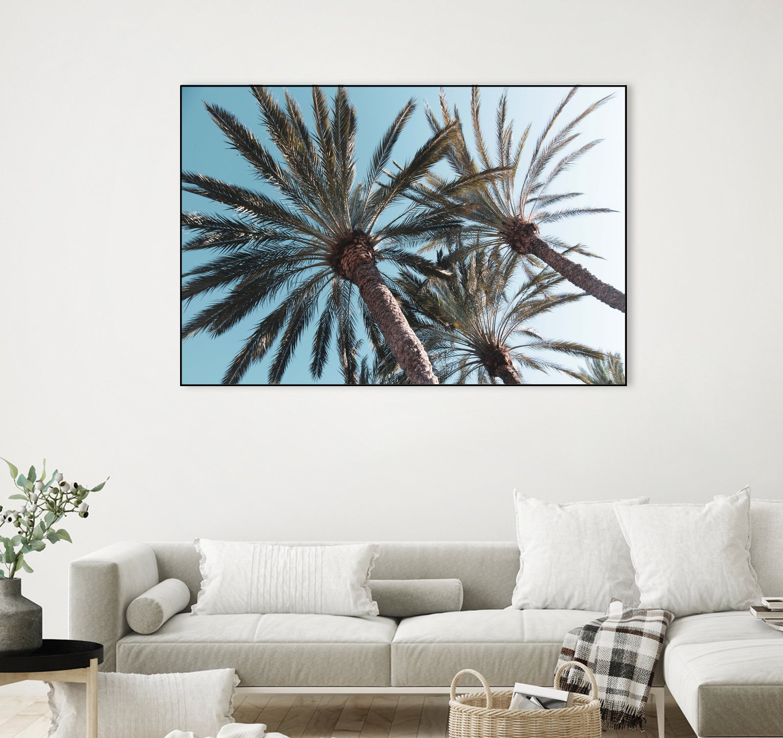 Palm Trees Bliss 1 by Anitas Bellas Art on GIANT ART - coastal