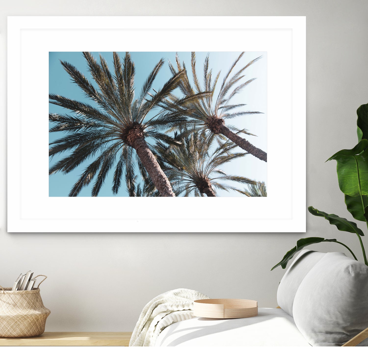 Palm Trees Bliss 1 by Anitas Bellas Art on GIANT ART - coastal