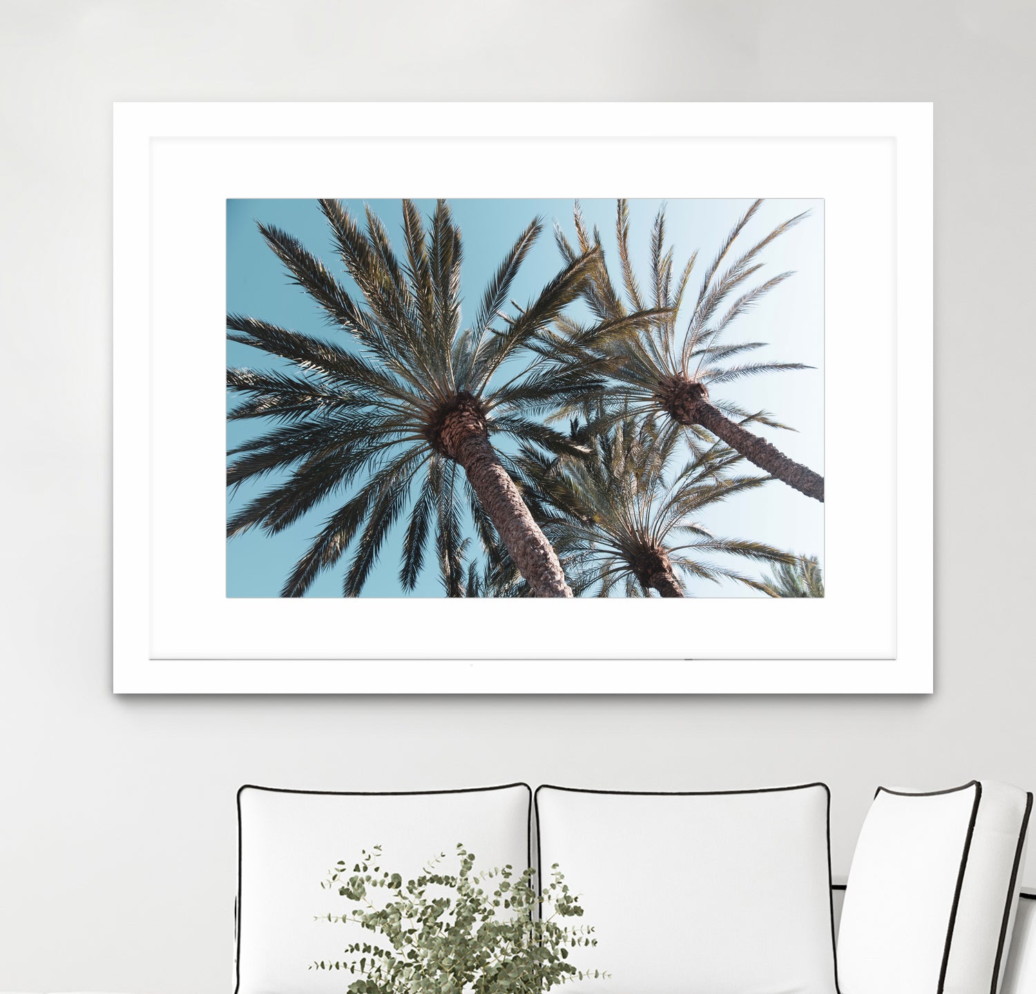 Palm Trees Bliss 1 by Anitas Bellas Art on GIANT ART - coastal