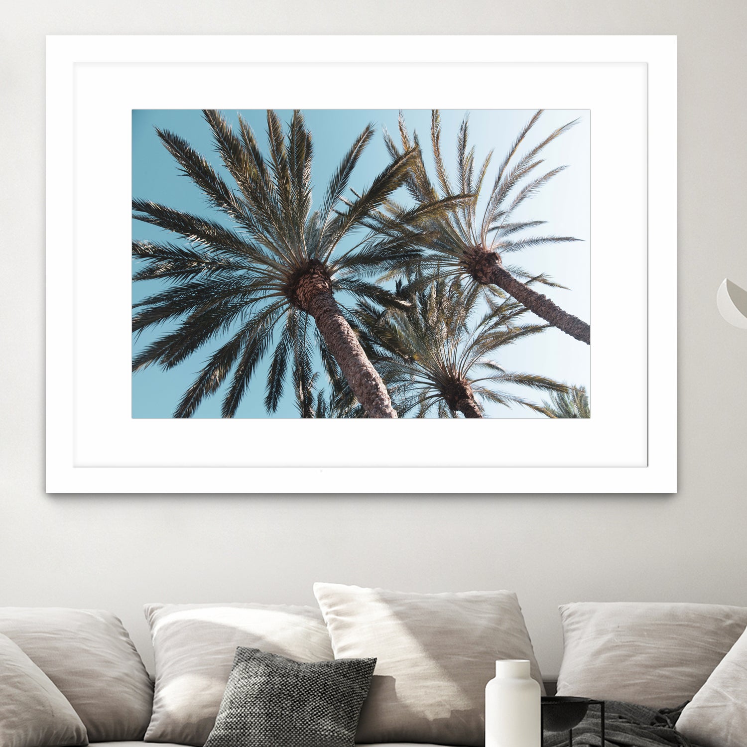 Palm Trees Bliss 1 by Anitas Bellas Art on GIANT ART - coastal