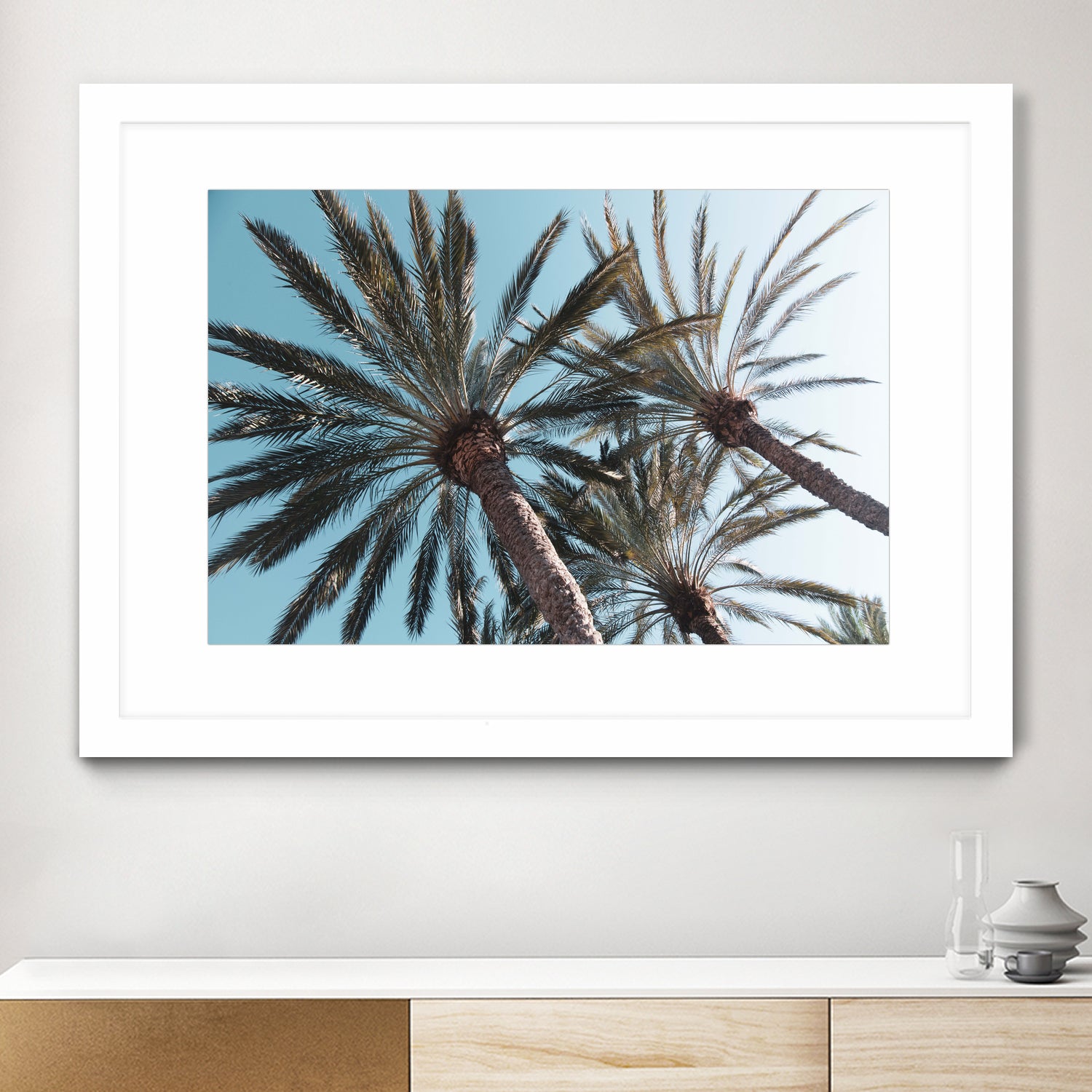 Palm Trees Bliss 1 by Anitas Bellas Art on GIANT ART - coastal