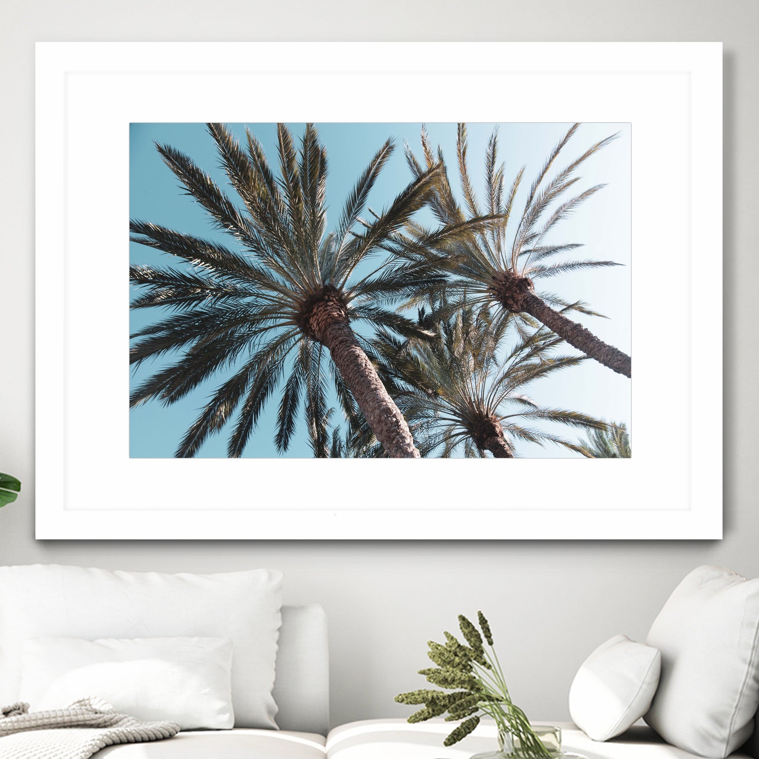 Palm Trees Bliss 1 by Anitas Bellas Art on GIANT ART - coastal