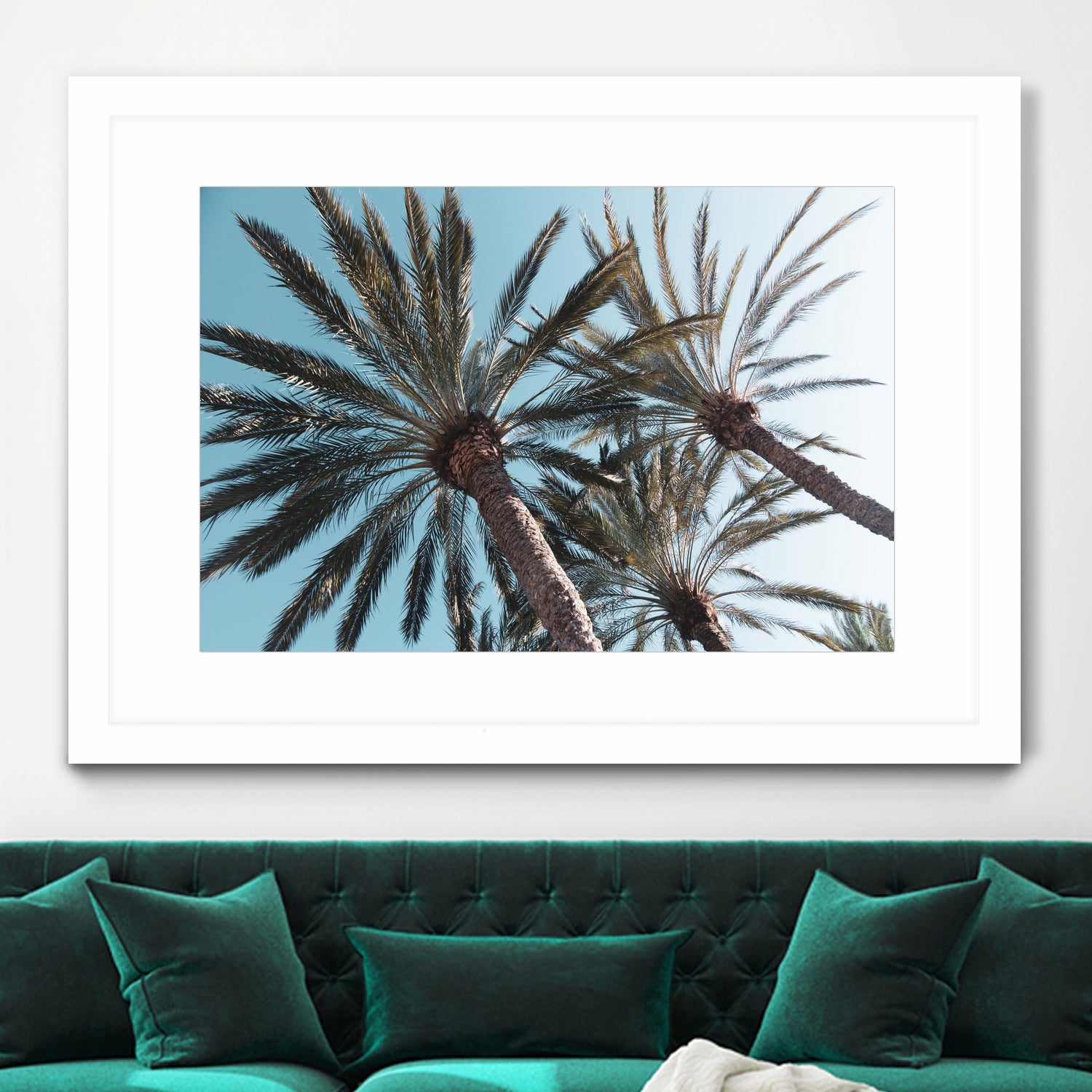 Palm Trees Bliss 1 by Anitas Bellas Art on GIANT ART - coastal