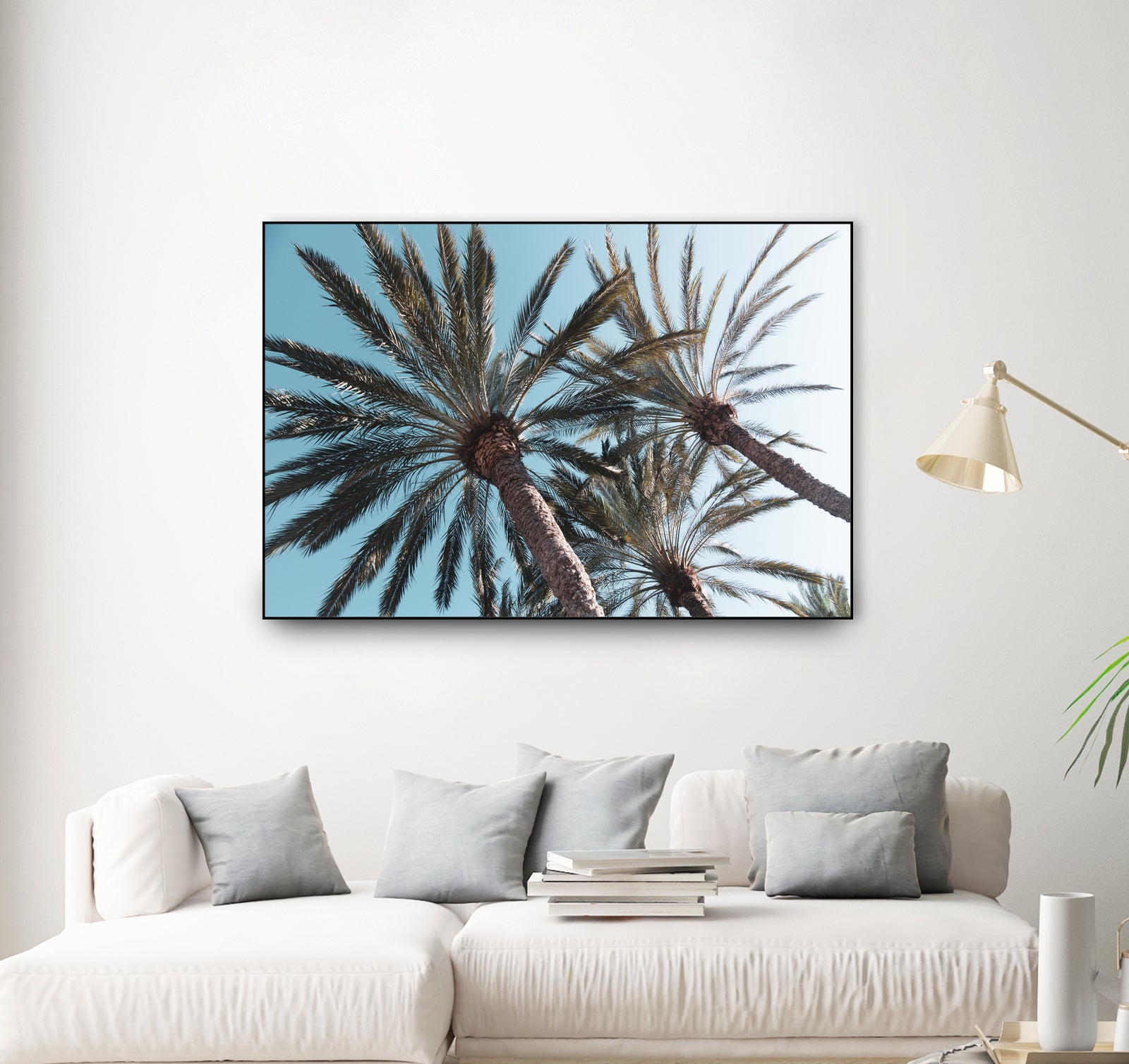 Palm Trees Bliss 1 by Anitas Bellas Art on GIANT ART - coastal