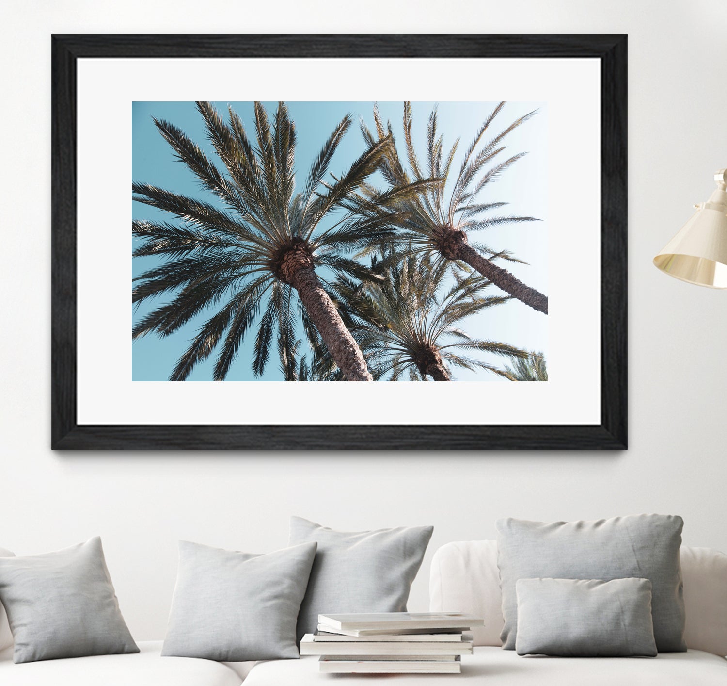 Palm Trees Bliss 1 by Anitas Bellas Art on GIANT ART - coastal