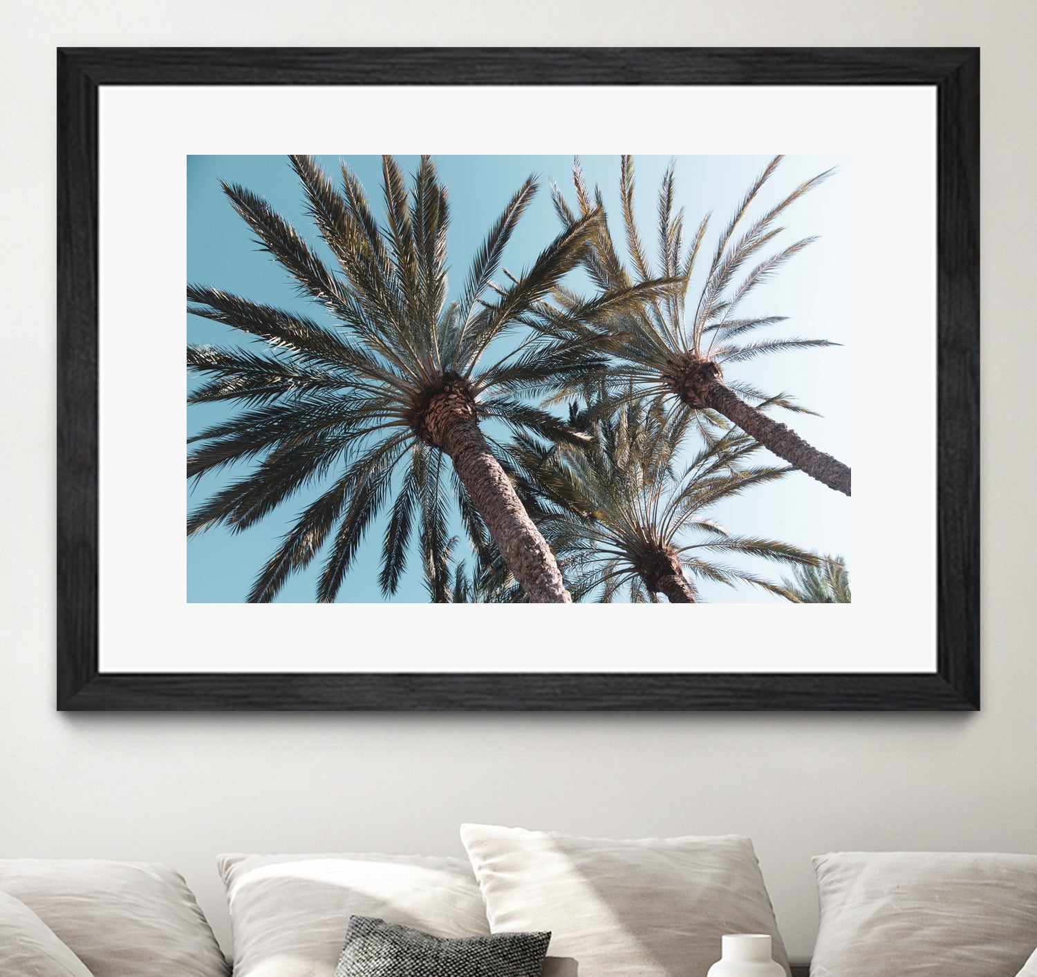 Palm Trees Bliss 1 by Anitas Bellas Art on GIANT ART - coastal