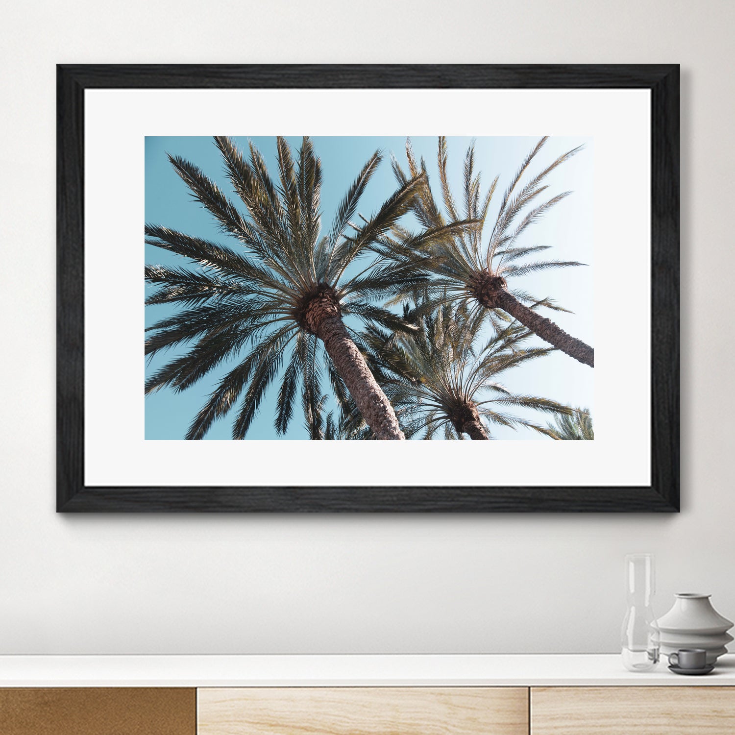 Palm Trees Bliss 1 by Anitas Bellas Art on GIANT ART - coastal