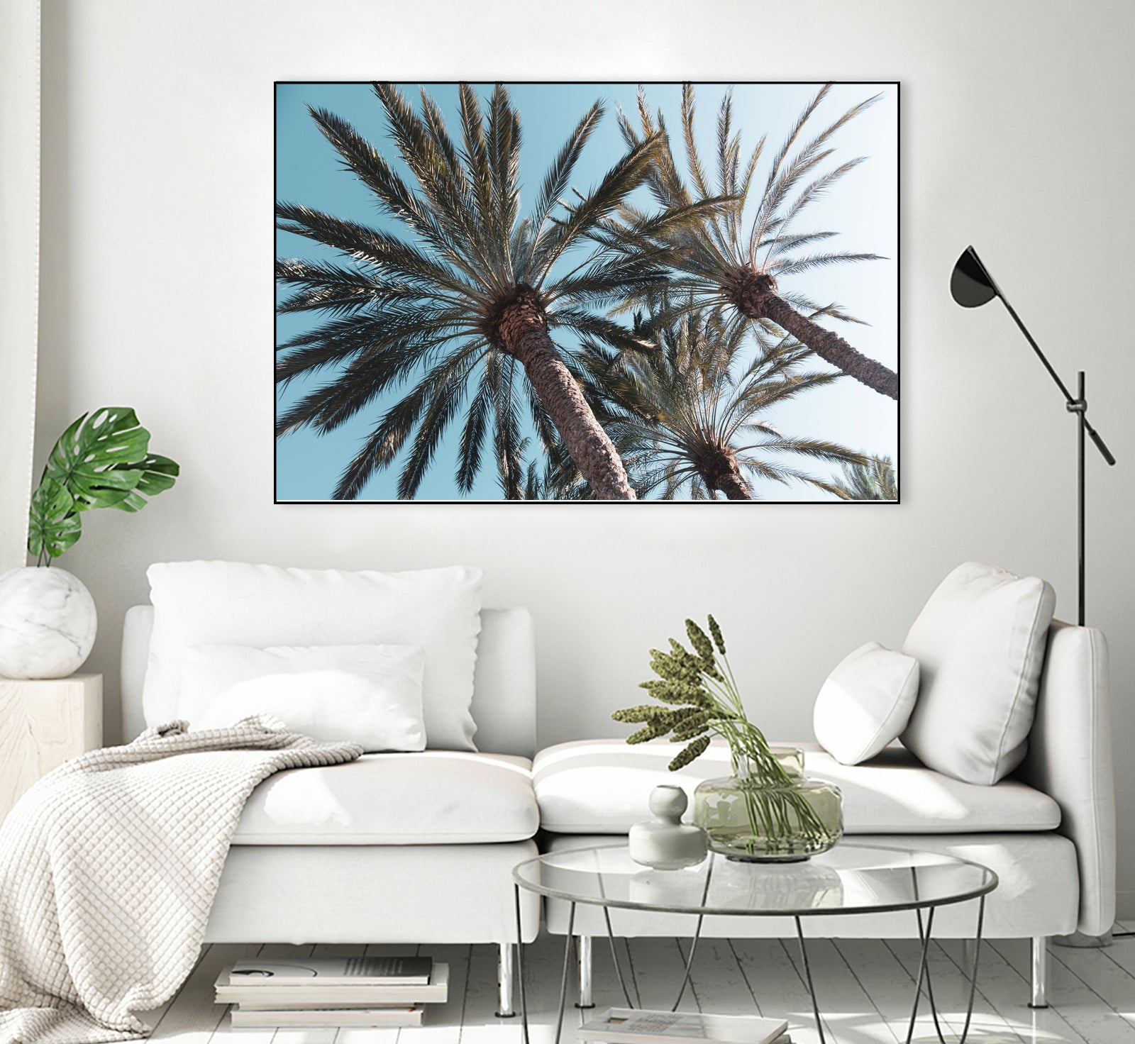 Palm Trees Bliss 1 by Anitas Bellas Art on GIANT ART - coastal